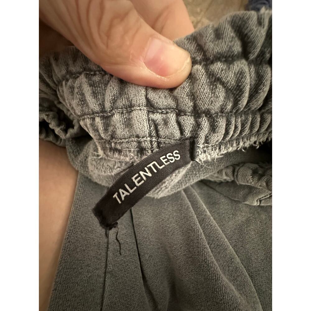 Talentless Women's Gray Drawstring Heavyweight Jo… - image 4